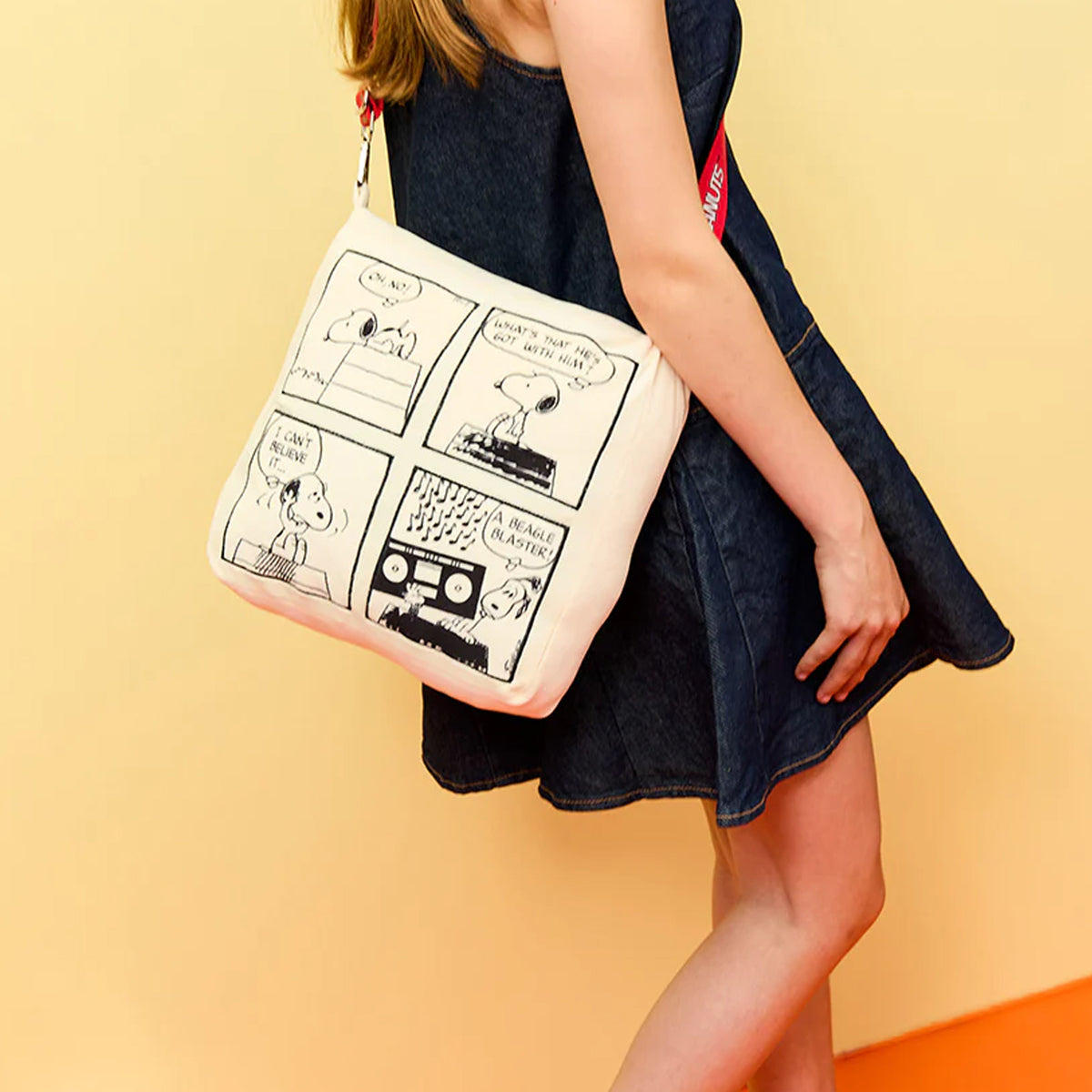 Peanuts Comic Strip Pillow Purse - 11"