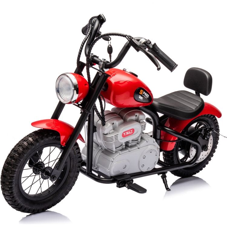 Freddo - 36V Freddo e-Chopper Ride On - Red - Outdoor