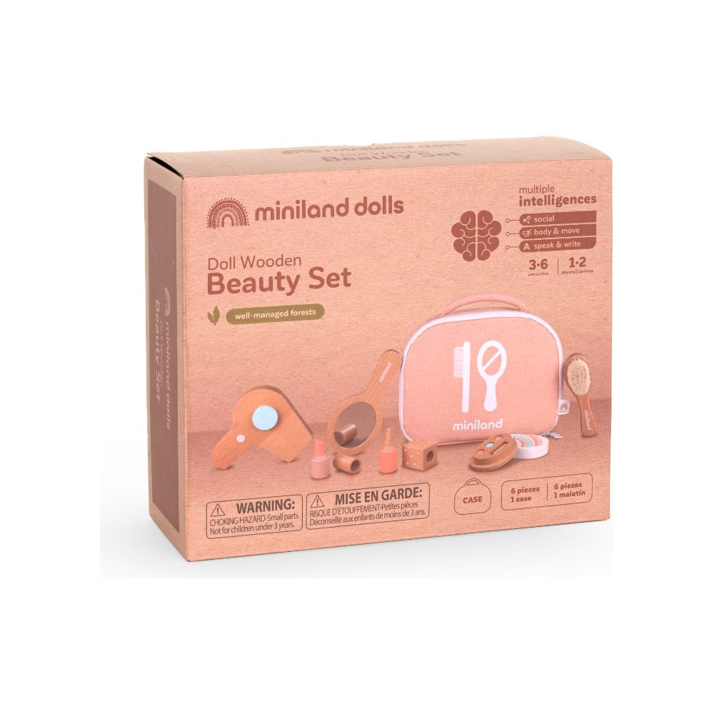 Doll Wooden Beauty Set