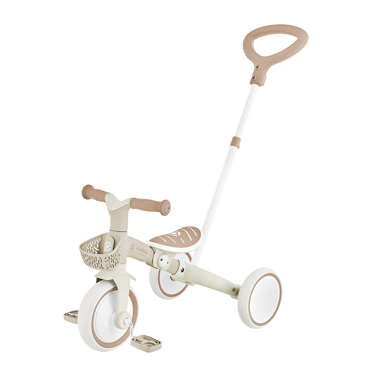 Globber - 3in1 ECO Learning Trike - Coconut - Outdoor