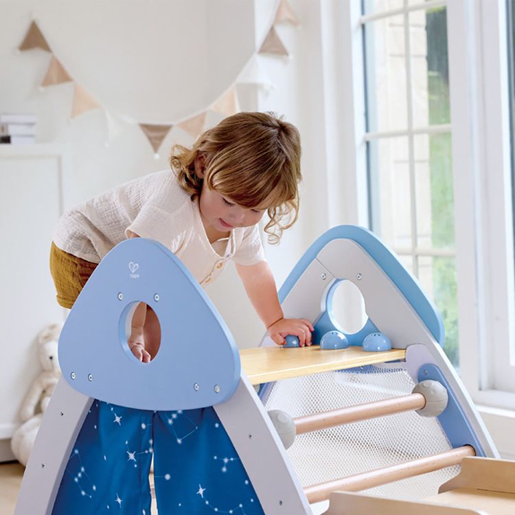 Hape - 4-in-1 Climb 'n' Slide Gym Set - Infants