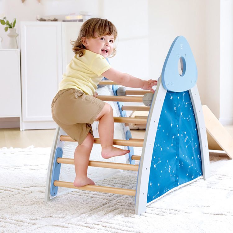 Hape - 4-in-1 Climb 'n' Slide Gym Set - Infants