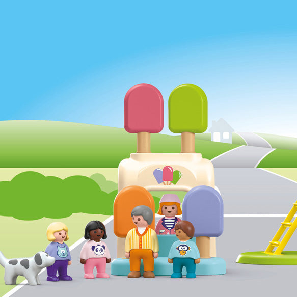 Playmobil Junior: Adventure Tower with Ice Cream Booth