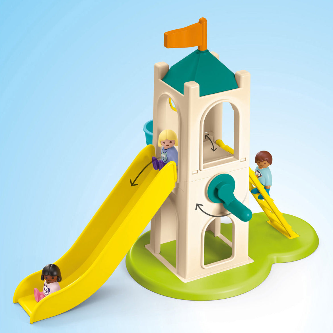 Playmobil Junior: Adventure Tower with Ice Cream Booth