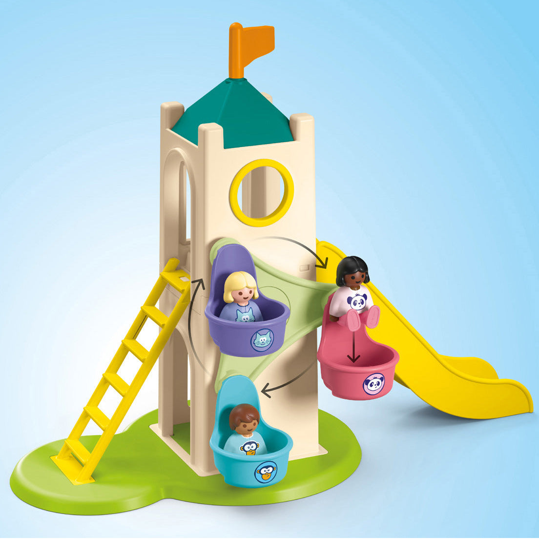 Playmobil Junior: Adventure Tower with Ice Cream Booth