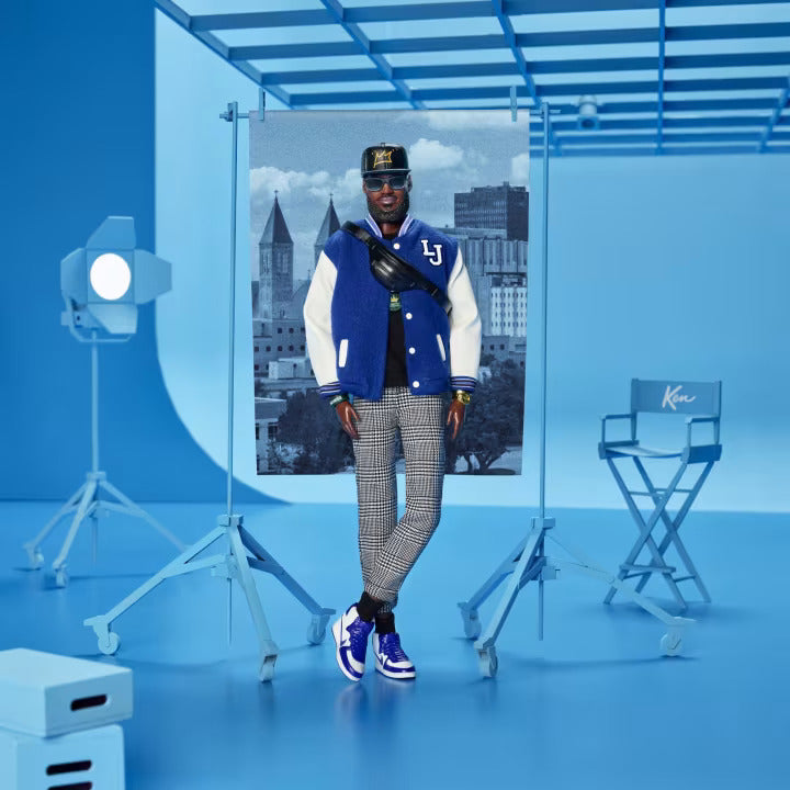 Barbie Signature Lebron James Kenbassadors Doll Collectible With Varsity Jacket Outfit & Accessories