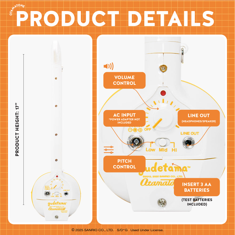 Otamatone Deluxe - Gudetama