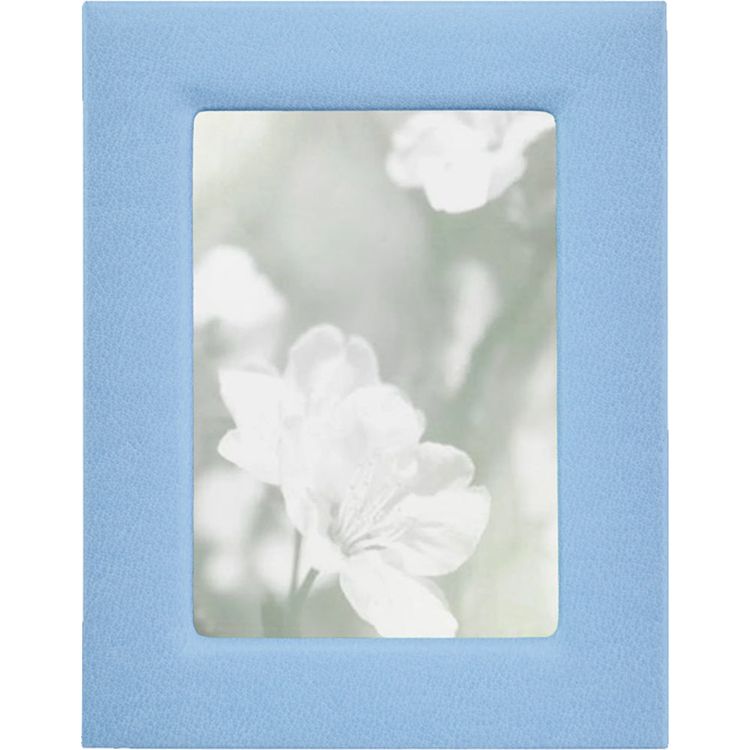Graphic Image - 5" x 7" Leather Studio Frame - Light Blue - Trend Accessories
