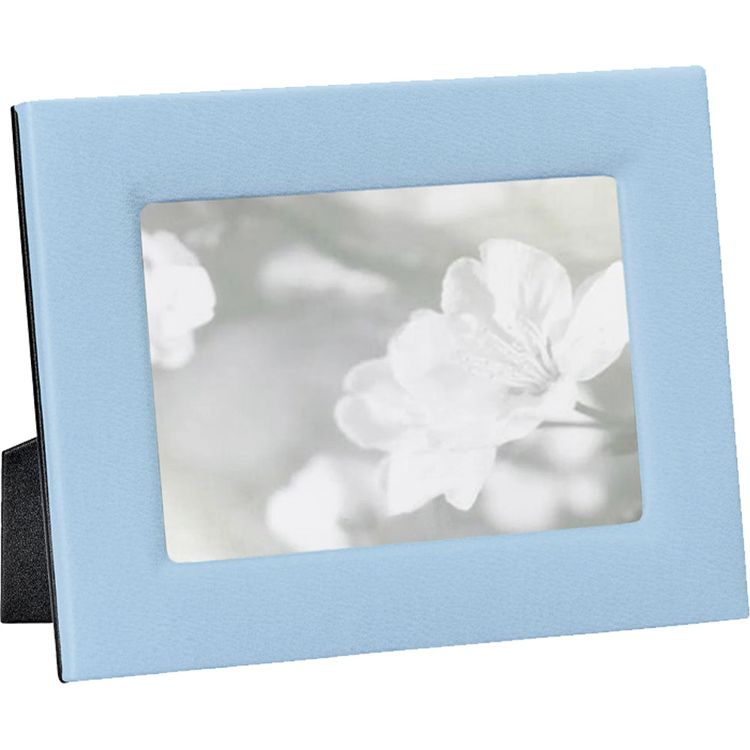 Graphic Image - 5" x 7" Leather Studio Frame - Light Blue - Trend Accessories