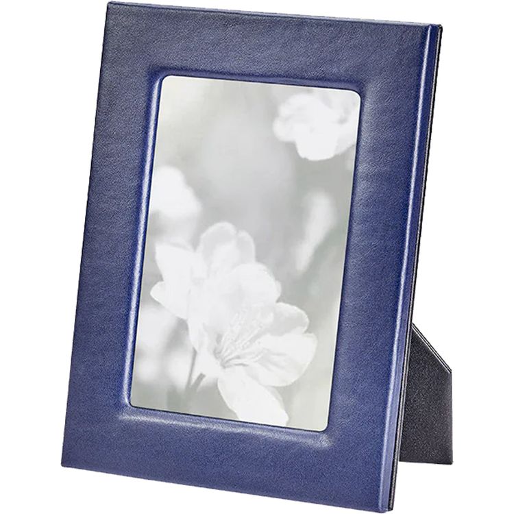 Graphic Image - 5" x 7" Leather Studio Frame - Navy Blue - Trend Accessories