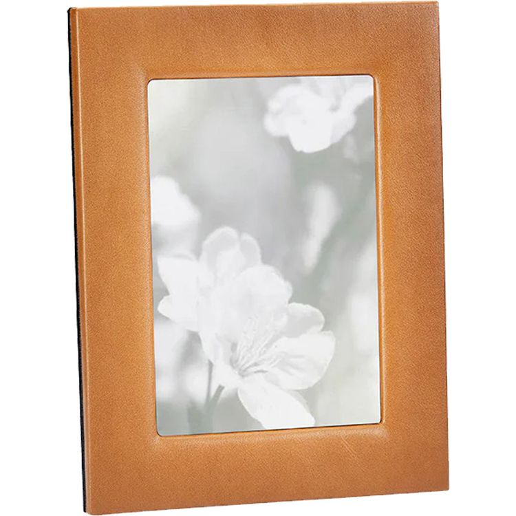 Graphic Image - 5" x 7" Leather Studio Frame - Tan - Trend Accessories