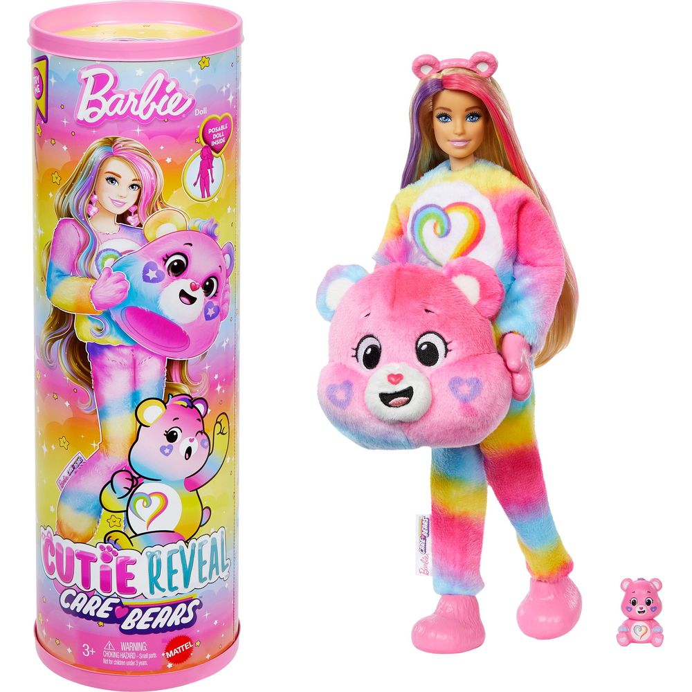 Care Bears Barbie Cutie Reveal Doll - Togetherness Bear