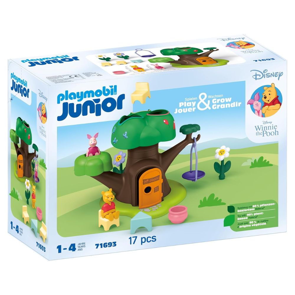 Playmobil Junior & Disney: Winnie the Pooh's & Piglet's Tree House Playset