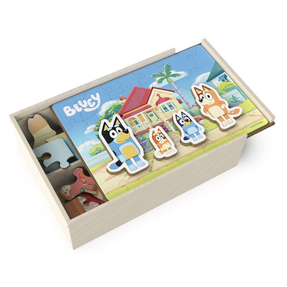 Bluey Puzzles 4-Pack