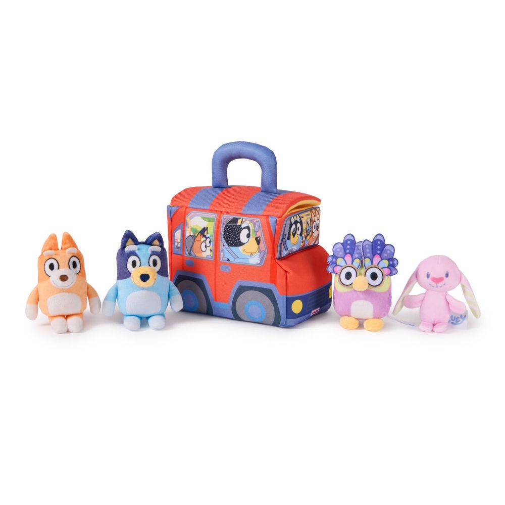 Bluey 5-Piece Plush Playset