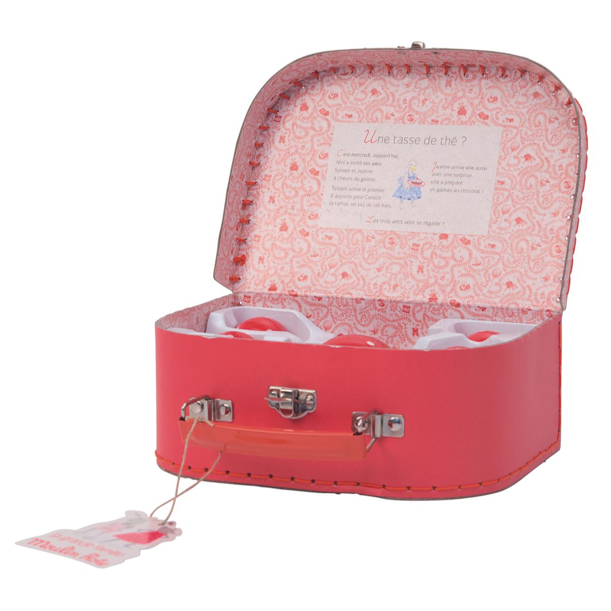 Cermaic Tea Party Set with Suitcase - The Big Family