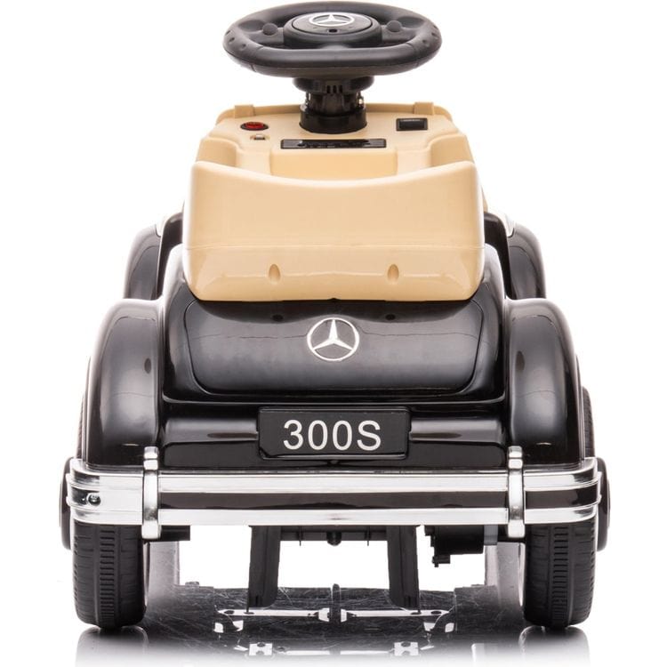 Freddo - 6V Mercedes Benz 300S 1-Seater Mini Ride On Car - Black - Outdoor
