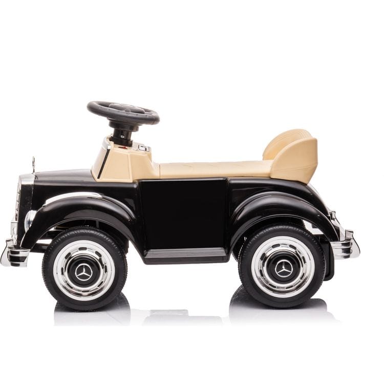 Freddo - 6V Mercedes Benz 300S 1-Seater Mini Ride On Car - Black - Outdoor