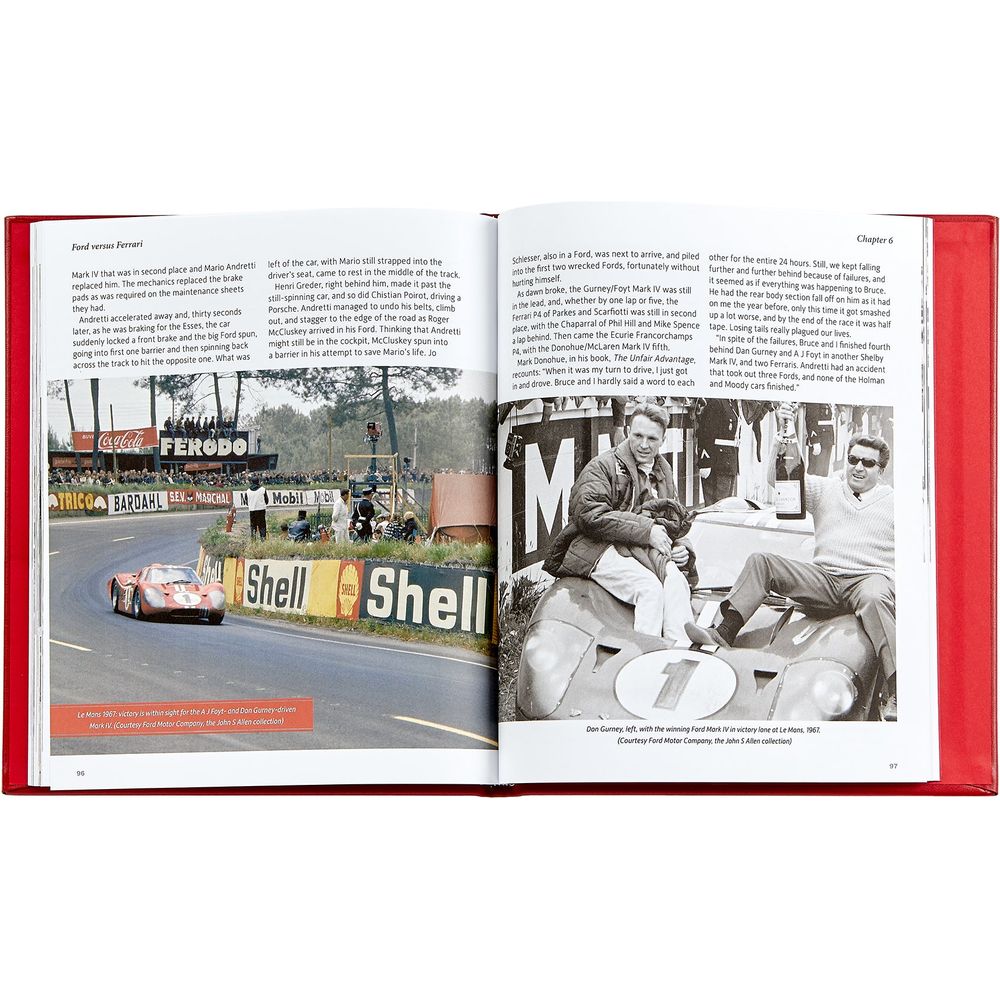 Ford VS. Ferrari Book Leather Edition