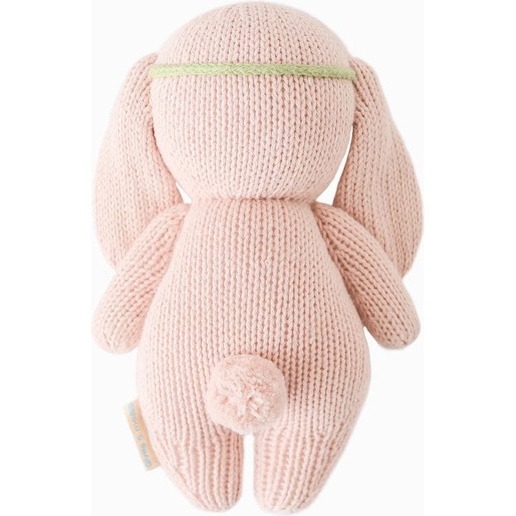 Cuddle And Kind - 7" Baby Bunny Rose (With Flower Crown) Hand-Knit Doll - Plush