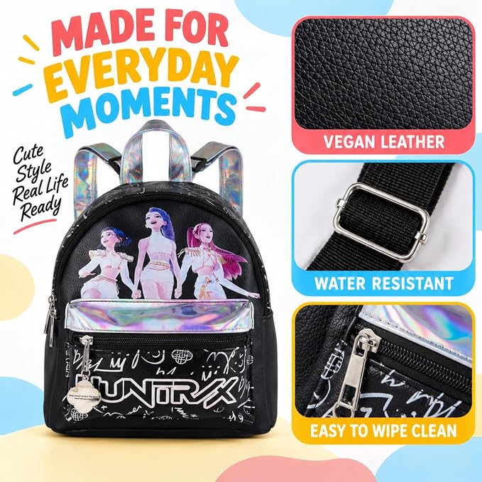 K-Pop Demon Hunters Purse Backpack