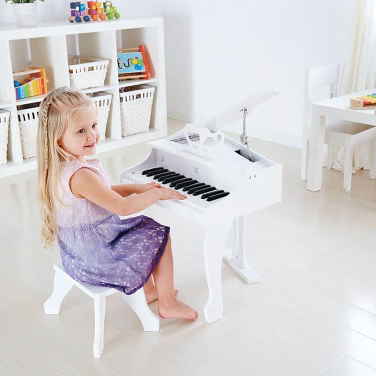 Deluxe Grand Piano - White