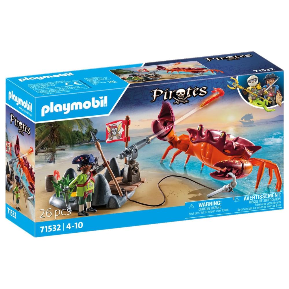Battle against the Giant Crab Playset
