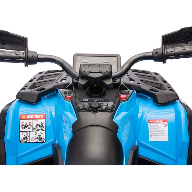 Can Am Outlander 24V 4x4 2-Seater Ride on Car - Blue