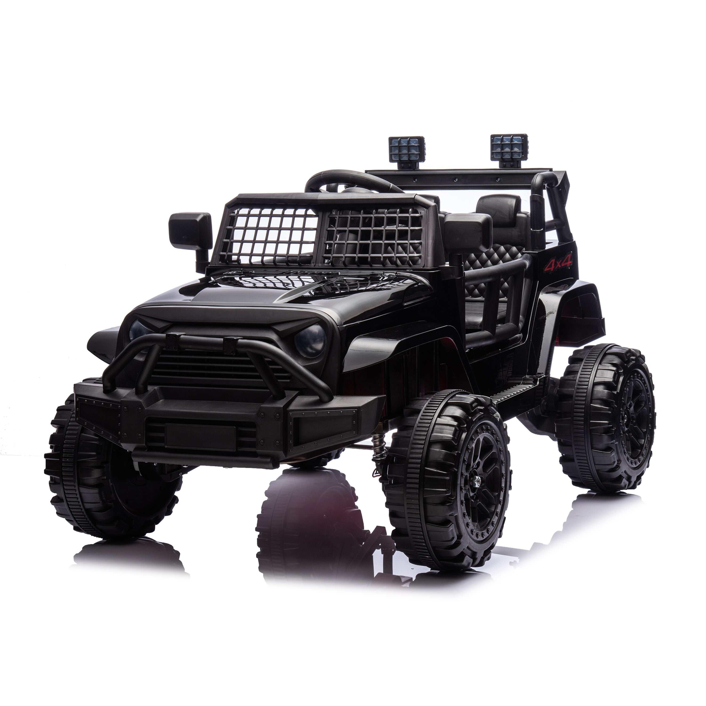 12V Freddo Ranger 4x4 Ride On - Black