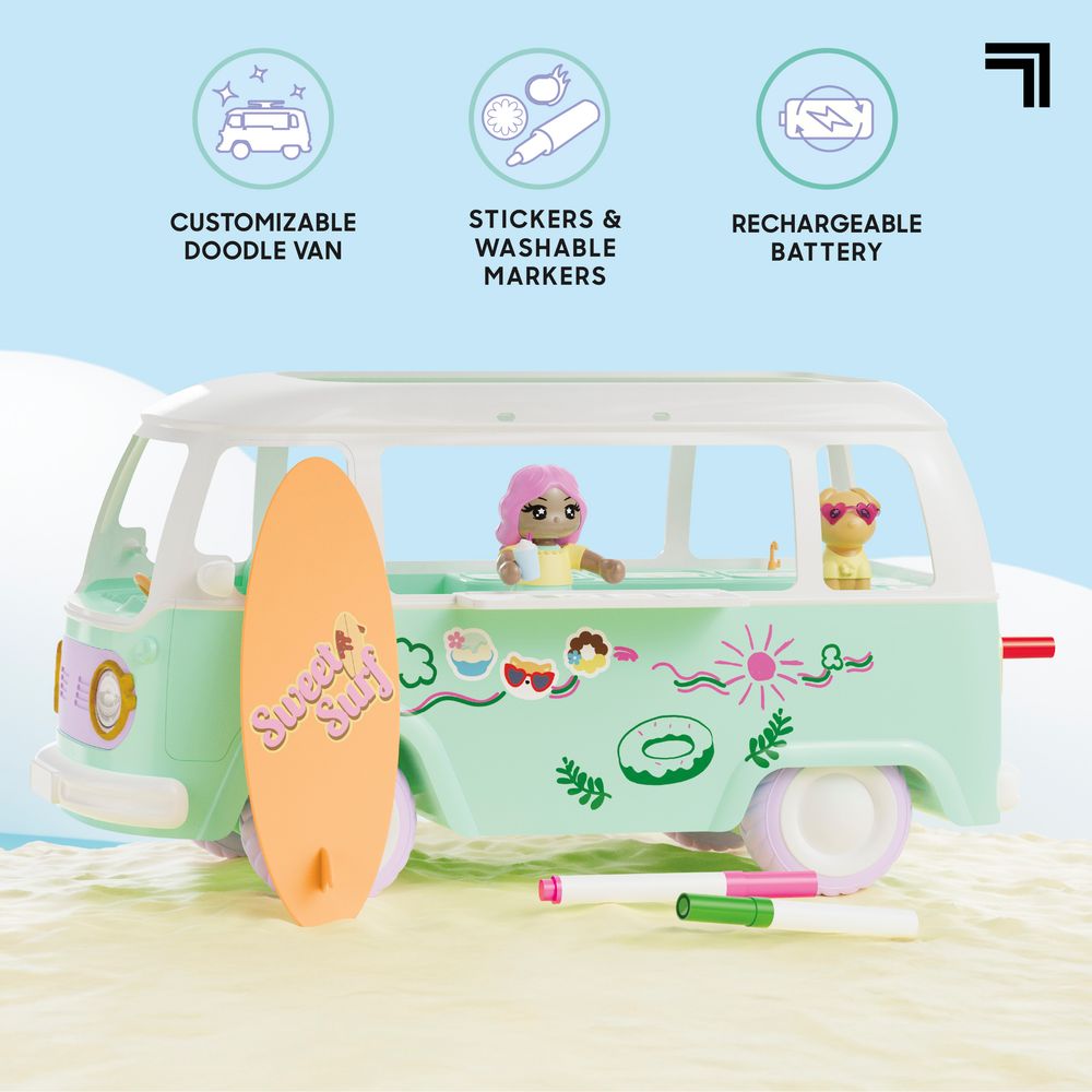 Doodle Sweets Shop Customizable RC Van