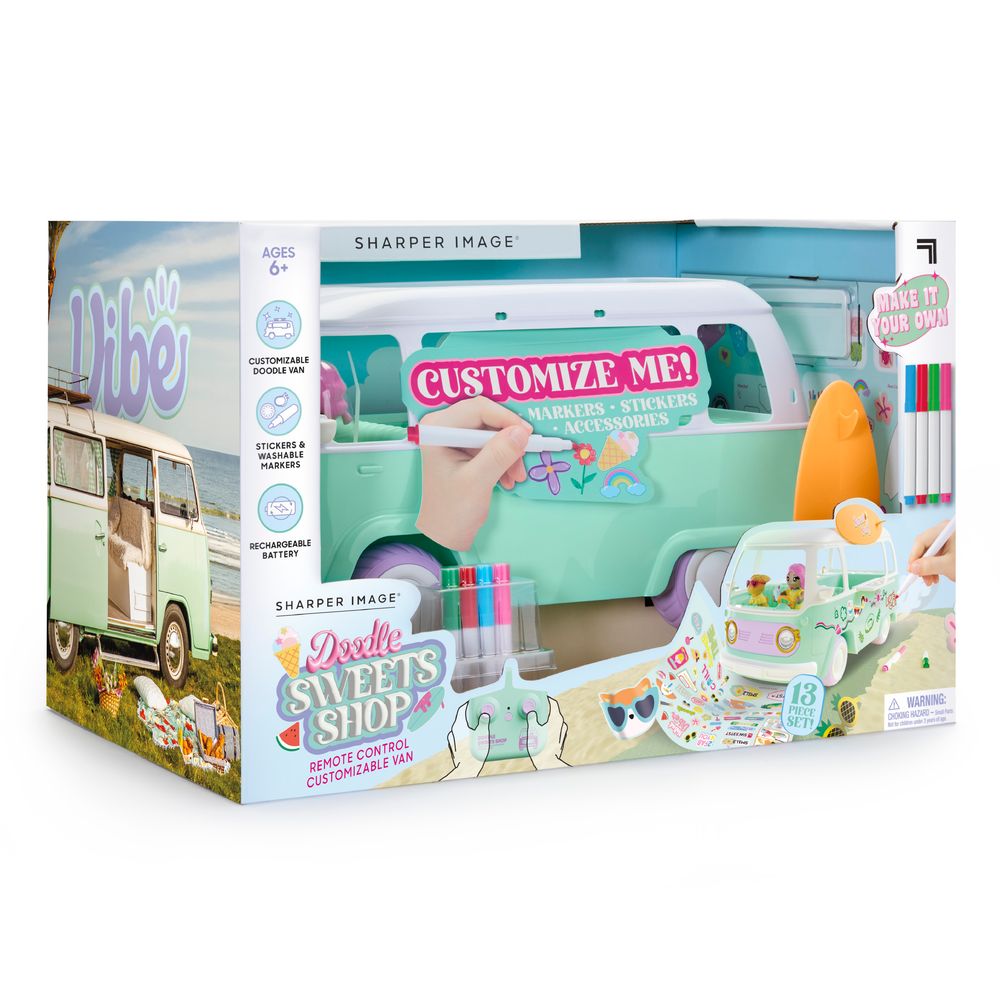 Doodle Sweets Shop Customizable RC Van
