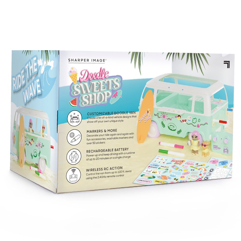 Doodle Sweets Shop Customizable RC Van
