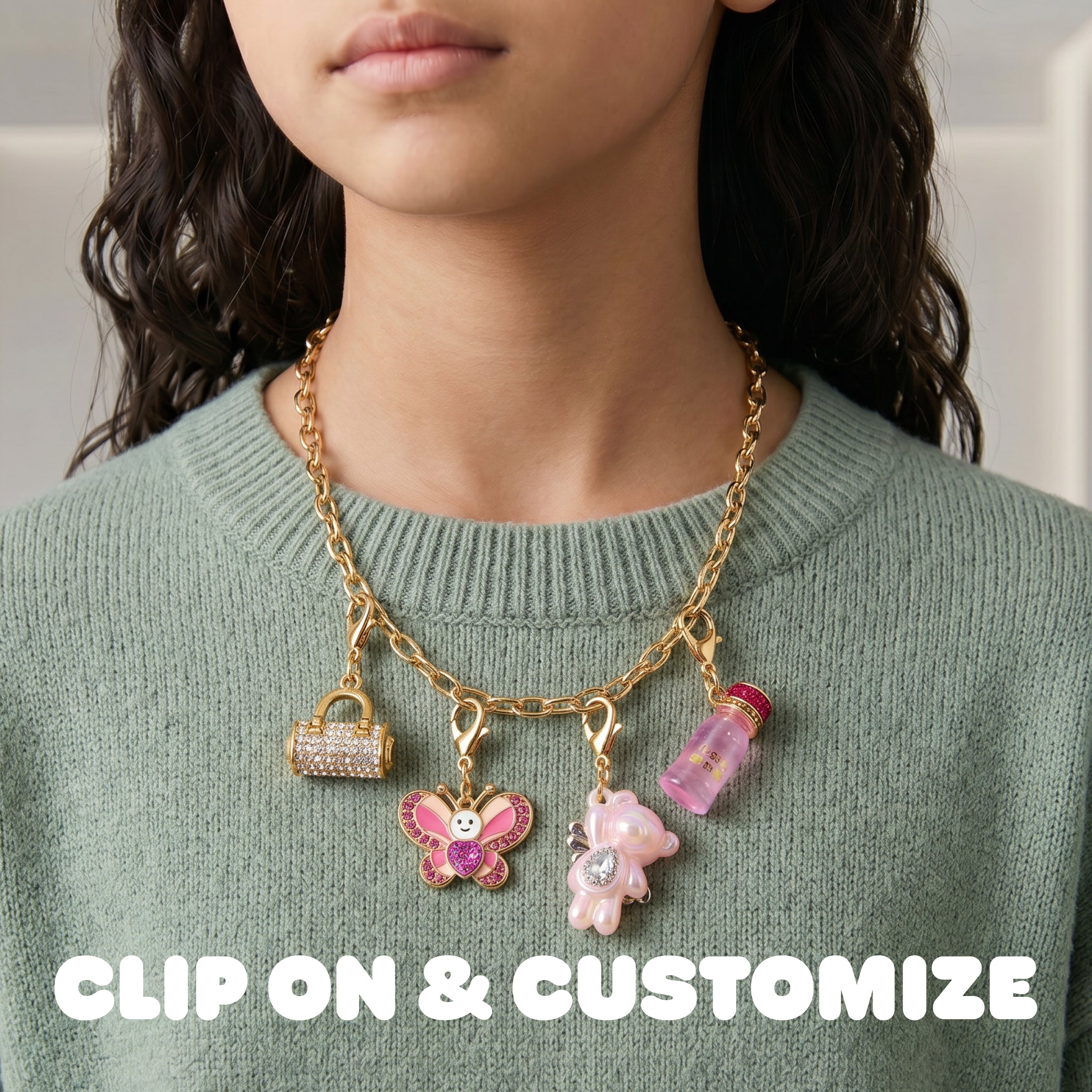 Charm Squad Gold Necklace