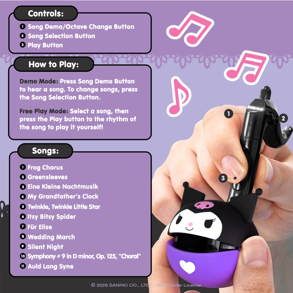 Otamatone Melody Sanrio - Kuromi