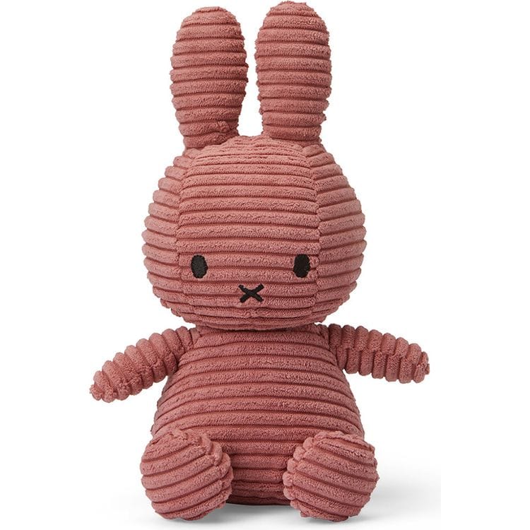 Bon Ton Toys - 9" Miffy ECO Corduroy Plush - Dusty Rose - Plush