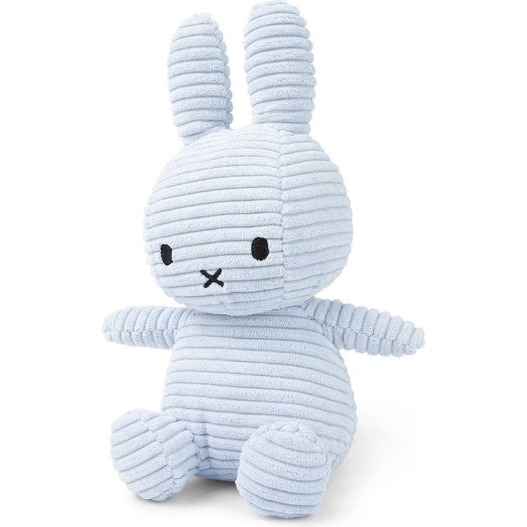 Bon Ton Toys - 9" Miffy ECO Corduroy Plush - Ice Blue - Plush