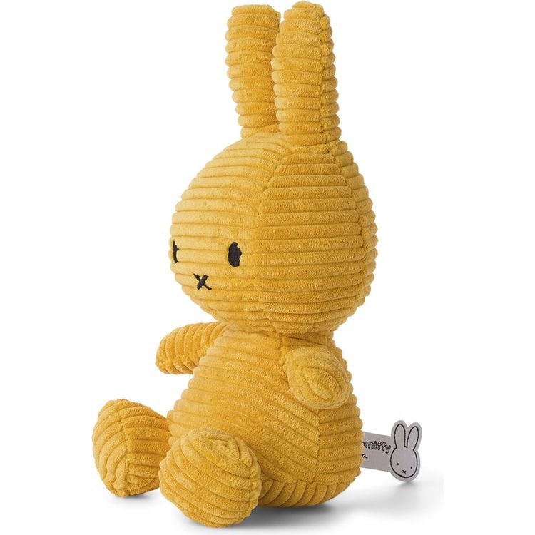 Bon Ton Toys - 9" Miffy ECO Corduroy Plush - Yellow - Plush