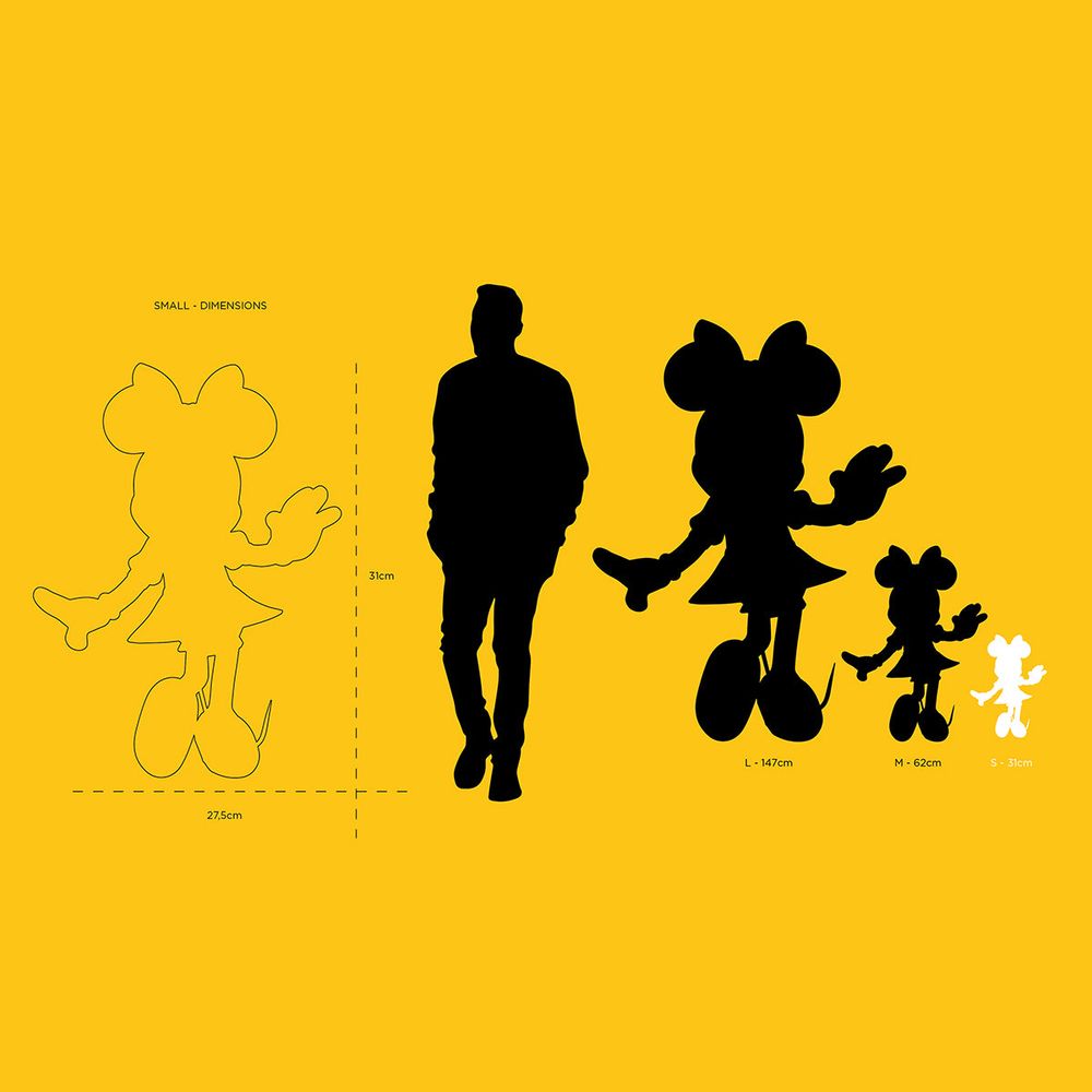 Minnie Mouse 12" Welcome Studio Figurine - Pastel Pink & Rose Gold