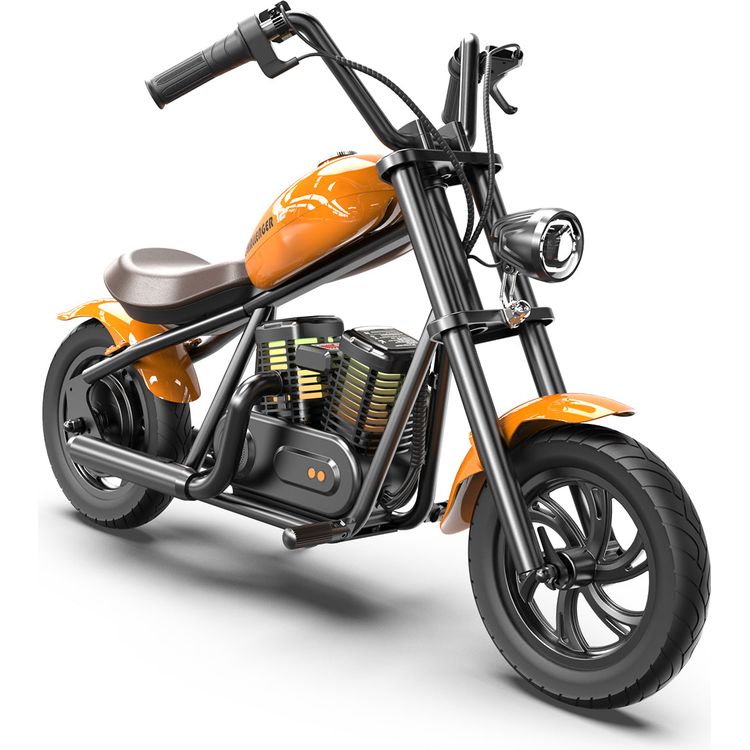 Hyper Gogo Challenger 12 Plus Kids Motorcycle - Orange