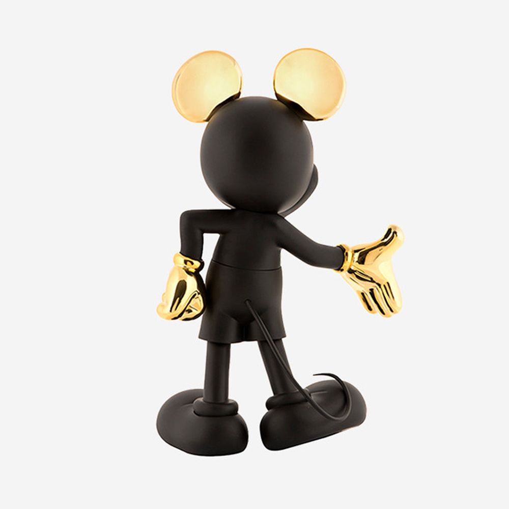 Mickey Mouse Welcome 12" Studio Figurine - Black & Gold