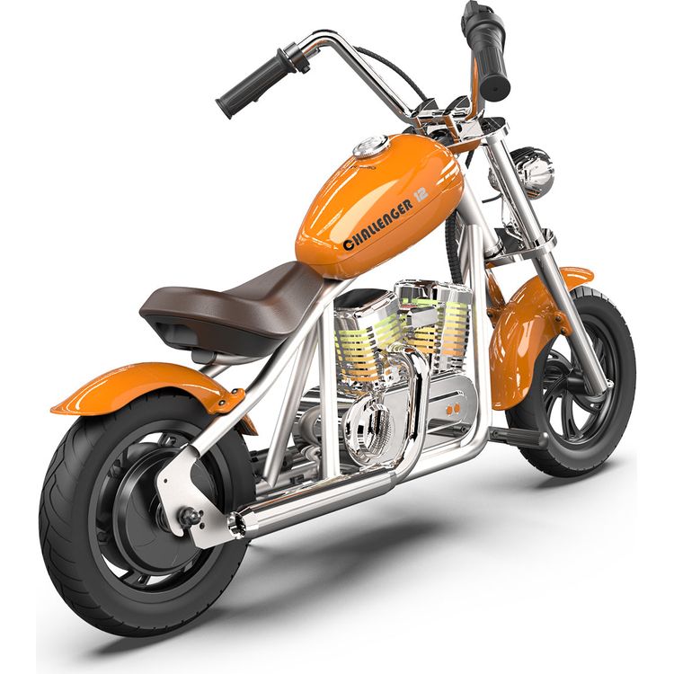 Hyper Gogo Challenger 12 Plus Kids Motorcycle with App - Orange
