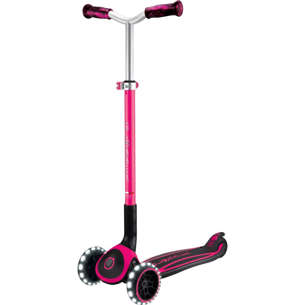 Globber - Ace Lights Scooter - Fuschia - Outdoor