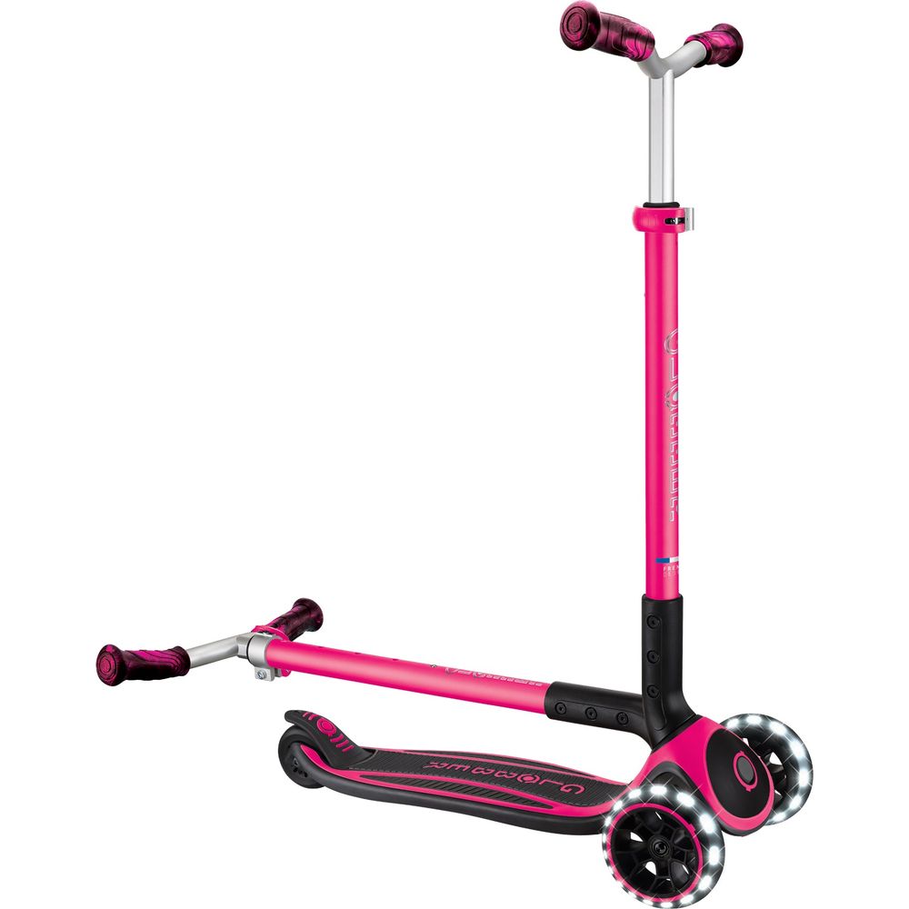 Globber - Ace Lights Scooter - Fuschia - Outdoor