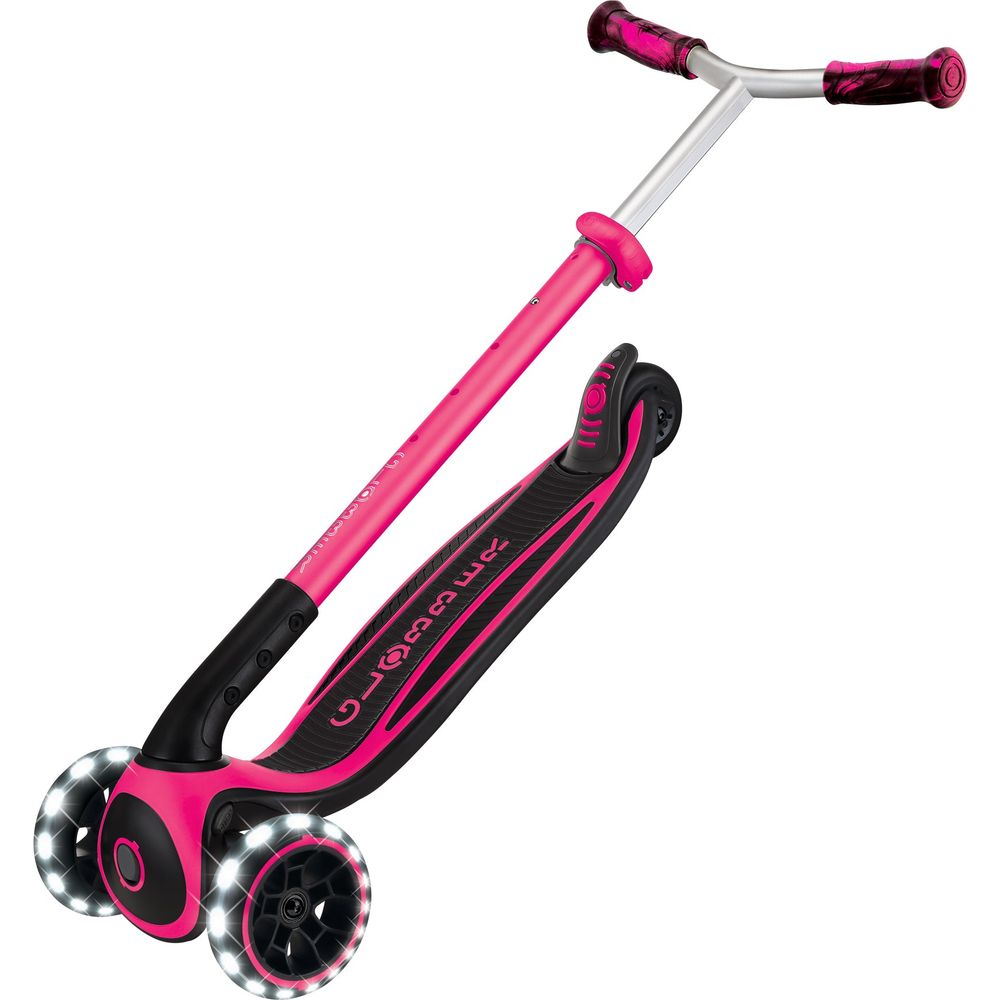 Globber - Ace Lights Scooter - Fuschia - Outdoor