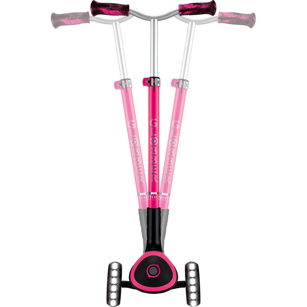 Globber - Ace Lights Scooter - Fuschia - Outdoor