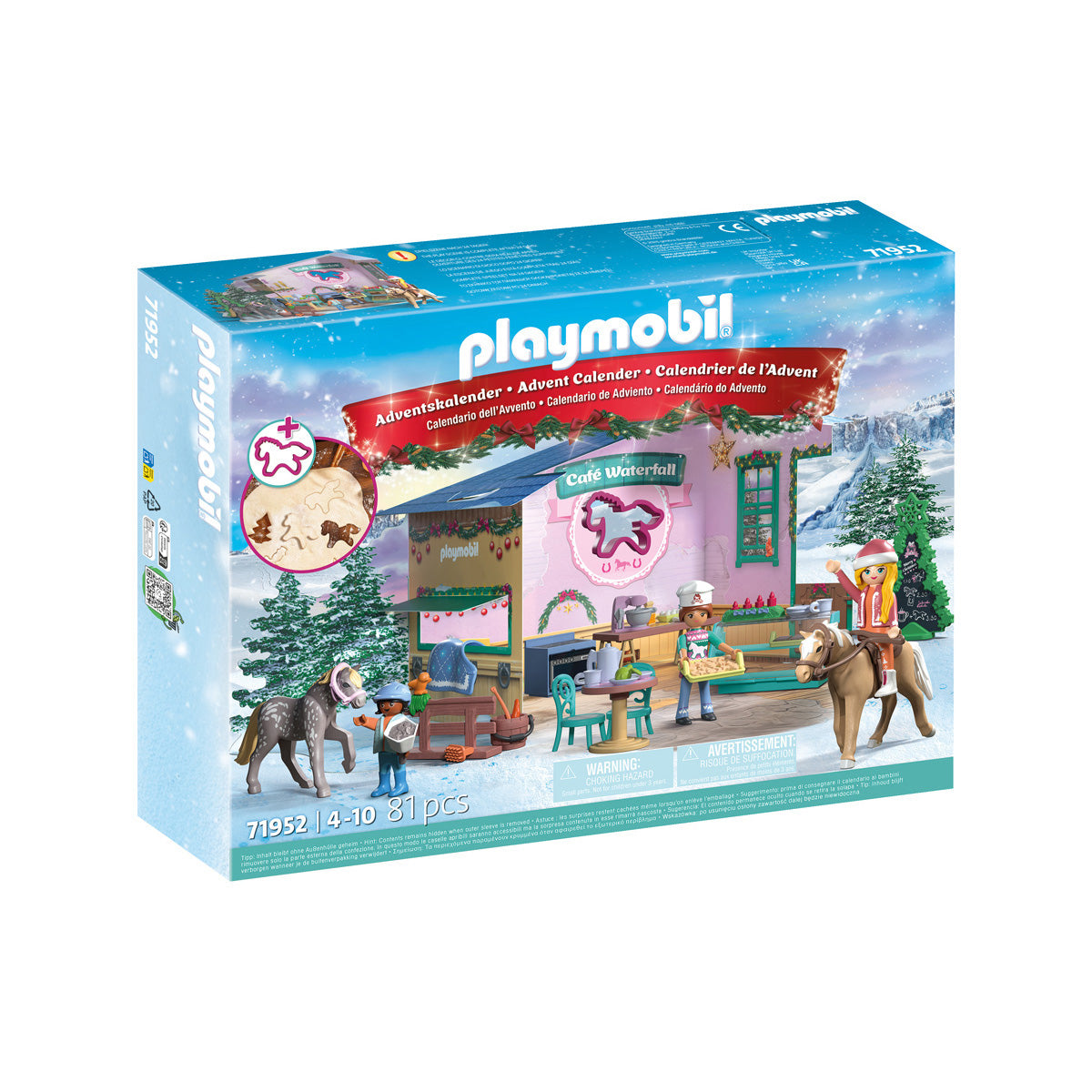 Playmobil - Advent Calendar: Christmas at the Rider Café - Preschool