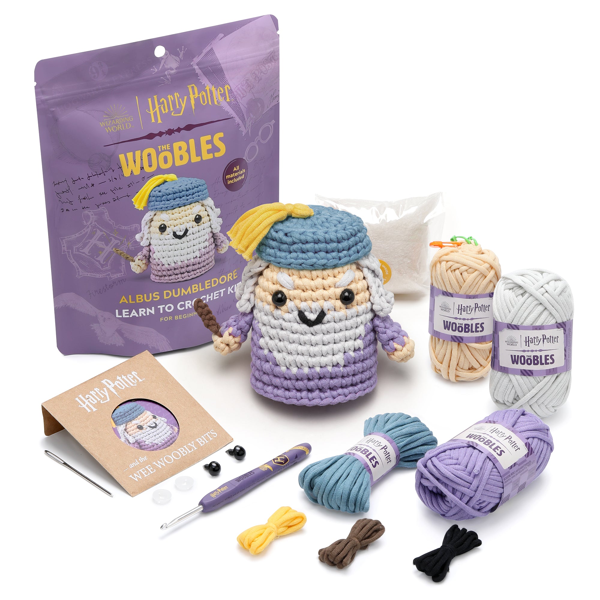 The Woobles - Albus Dumbledore™ Learn to Crochet Kit - Creativity