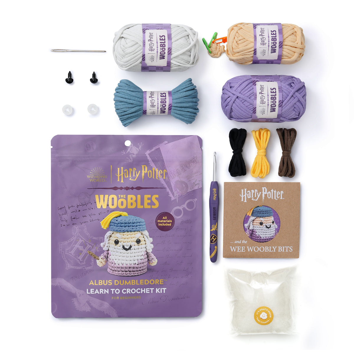 The Woobles - Albus Dumbledore™ Learn to Crochet Kit - Creativity