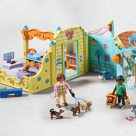 Playmobil - Animal Hotel Playset - Preschool