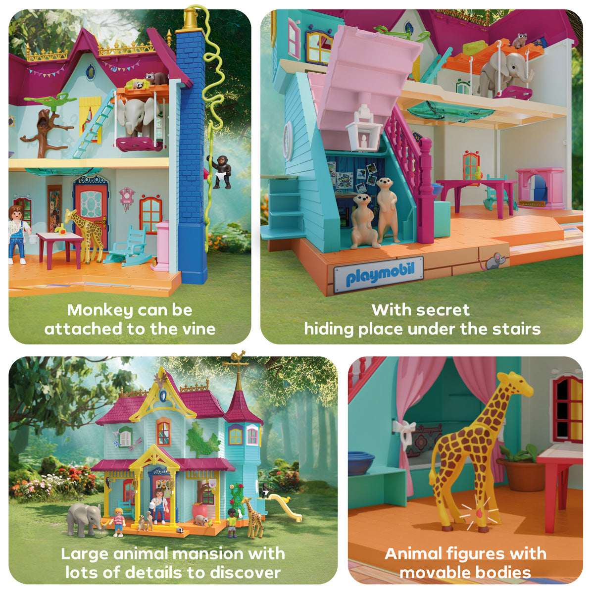 Playmobil - Animal Mansion Playset - Preschool